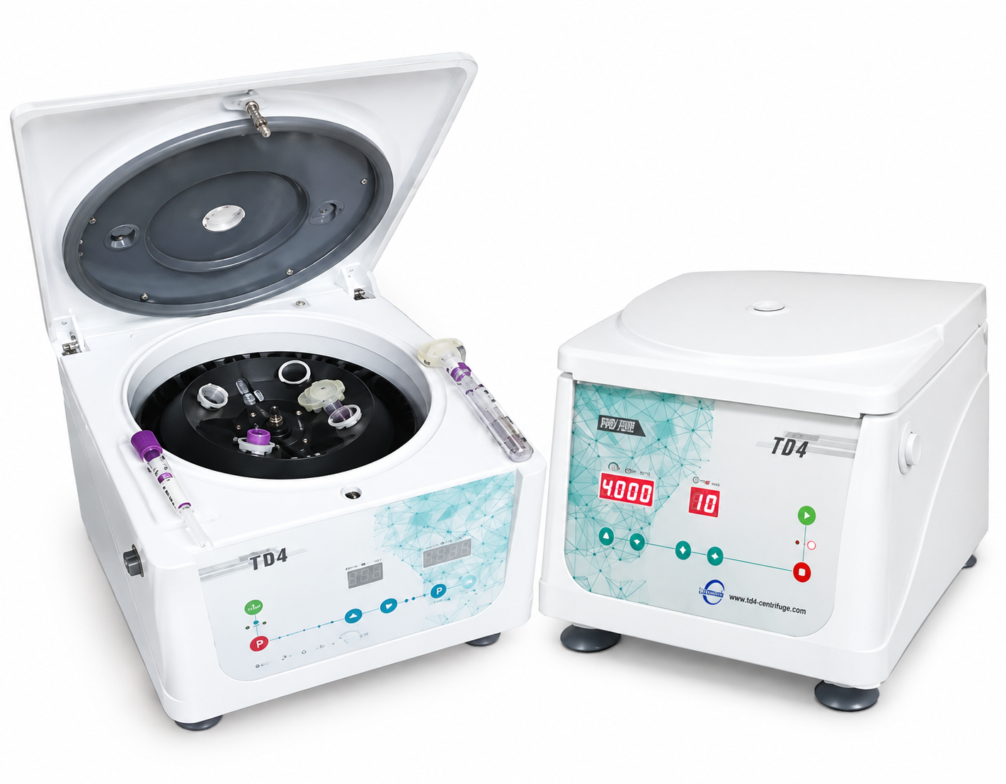 LABWE TD4 Portable Low Speed Centrifuge and Accessories